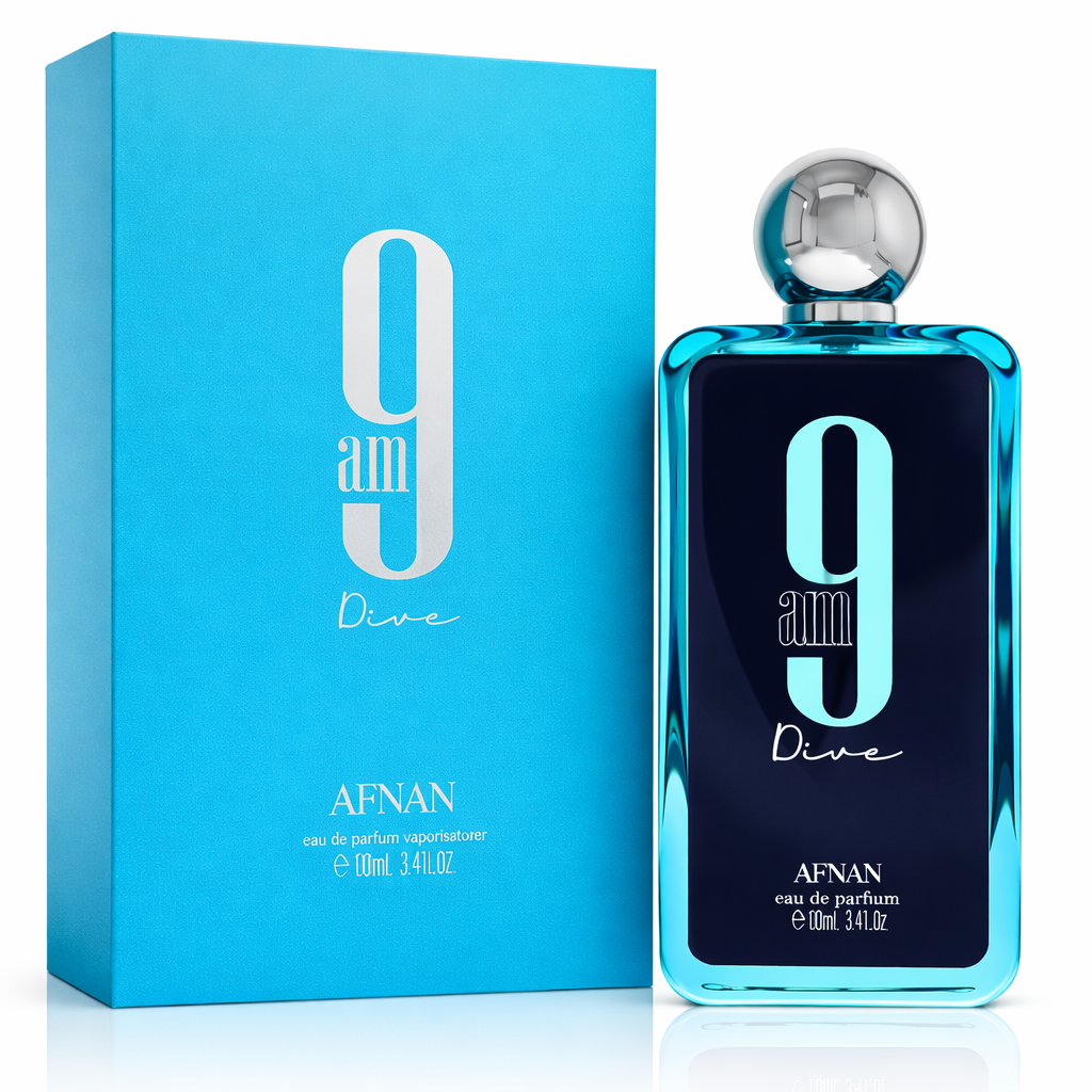 Afnan 9 AM DIVE U EDP 3.4oz